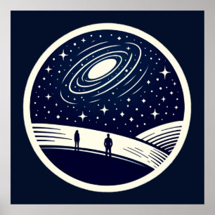 Universelle Kontemplation Blanket Minimalistisch k Poster