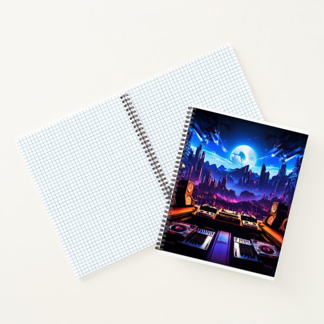 Universelle Melodien Notizbuch (Innenseite)