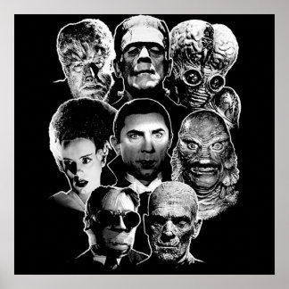 Universelle Monster-Gang Poster