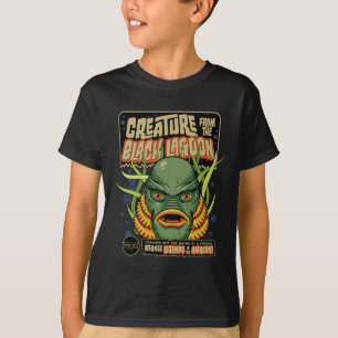 Universelle Monster-Kreatur-Retro-Maske T-Shirt