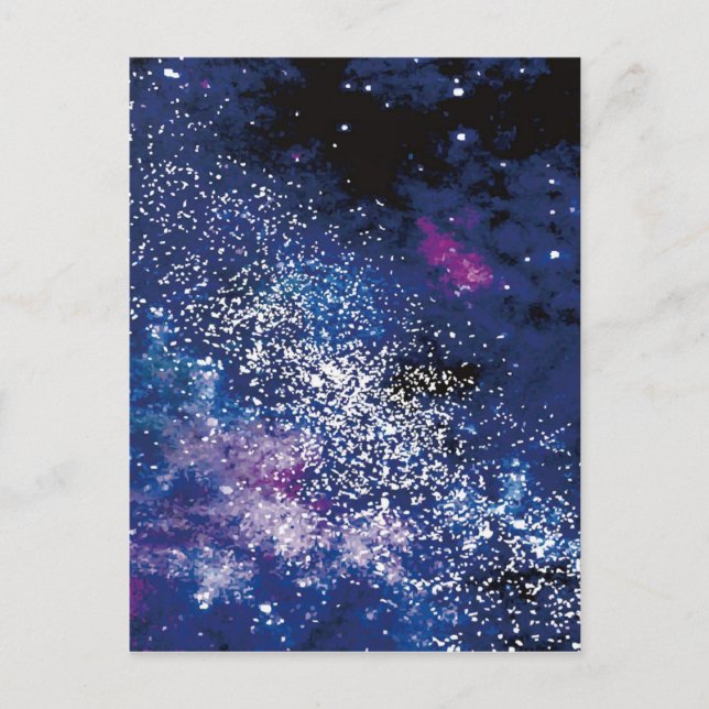 Universeller Kosmos Postkarte (Vorderseite)