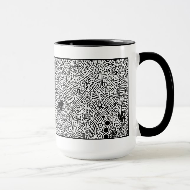 "Universeller Samen" (Ernteabschnitt) NEGATIV Tasse (Rechts)