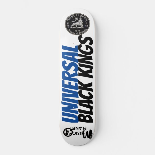 UNIVERSELLES BLACK KINGS Skateboard (Vorderseite)