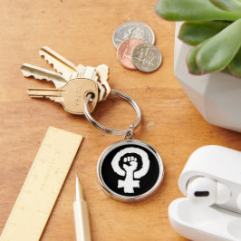 Universelles Frauensymbol Solidarität Hand Schlüsselanhänger