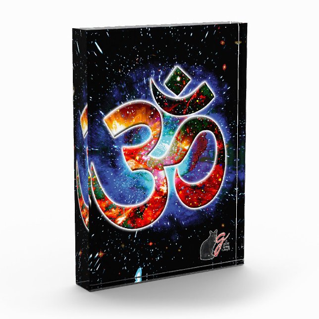 Universelles OM Asana Fotoblock (Links)