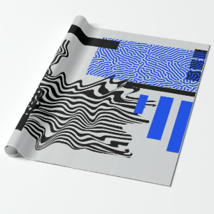 Universelles Set für moderne geometrische Formen.  Geschenkpapier