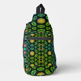 Universelles SYmmetry Wheel Green Crossbody Bag