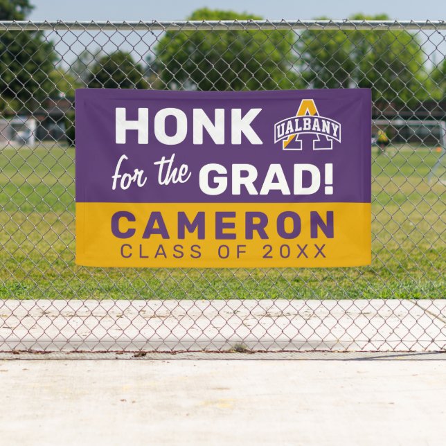 Universität Albany | Ehre für den Grad-Banner Banner (Insitu)