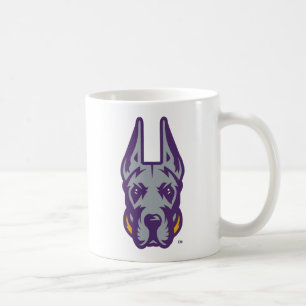 Universität Albany Great Dane Mascot Head Kaffeetasse