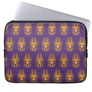 Universität Albany Great Dane Mascot Head Laptopschutzhülle