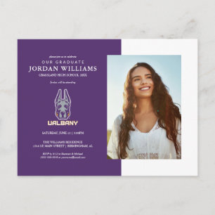 Universität Albany Great Danes Ankündigungspostkarte