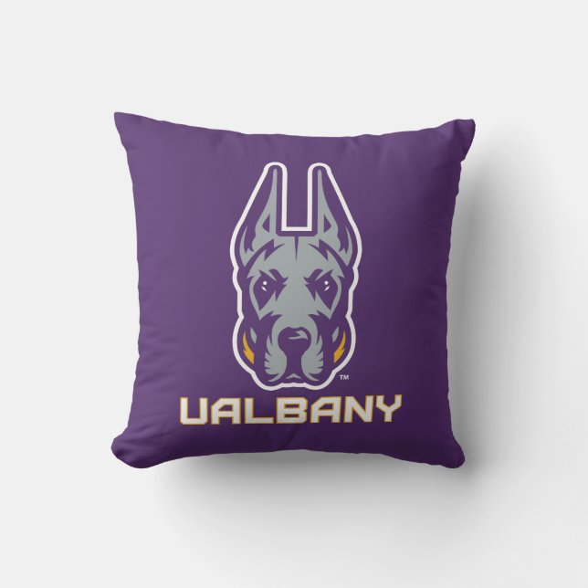 Universität Albany Great Danes Kissen (Vorderseite)