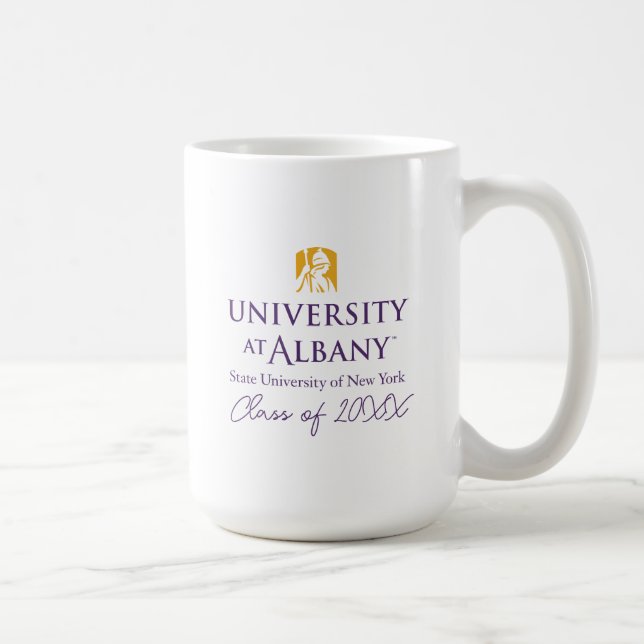 Universität Albany - Iconic-Logo Kaffeetasse (Rechts)
