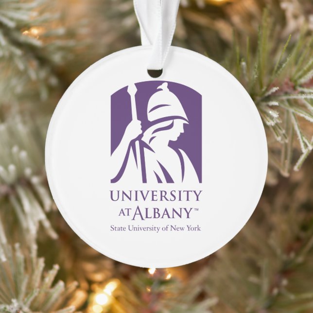 Universität Albany - Iconic-Logo Ornament (Baum)