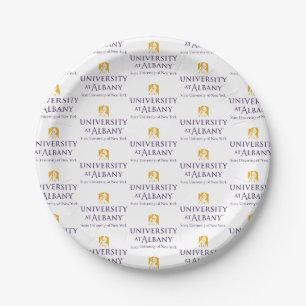 Universität Albany - Iconic-Logo Pappteller