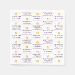 Universität Albany - Iconic-Logo Serviette