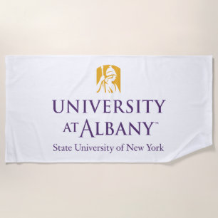 Universität Albany - Iconic-Logo Strandtuch