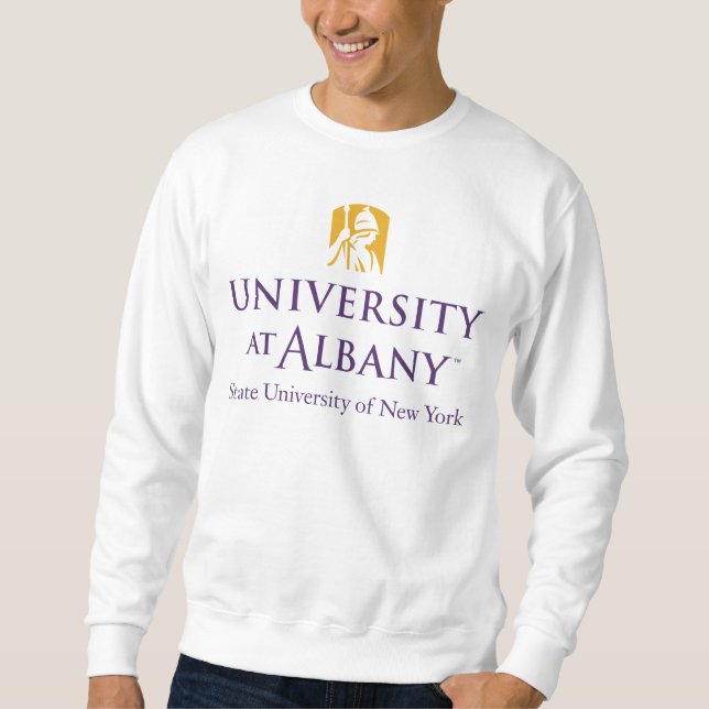 Universität Albany - Iconic-Logo Sweatshirt (Vorderseite)
