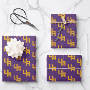 Universität Albany - Initials-Logo Geschenkpapier Set