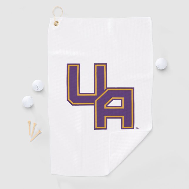 Universität Albany - Initials-Logo Golfhandtuch (Insitu)