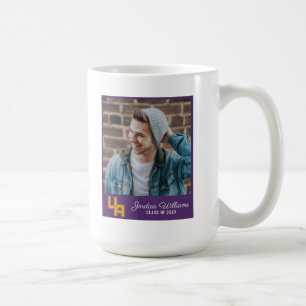Universität Albany - Initials-Logo Kaffeetasse
