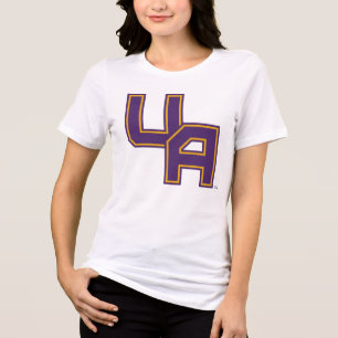Universität Albany - Initials-Logo Tri-Blend Shirt