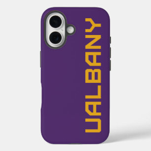 Universität Albany Wordmark iPhone 16 Hülle
