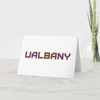 Universität Albany Wordmark Karte