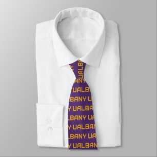 Universität Albany Wordmark Krawatte