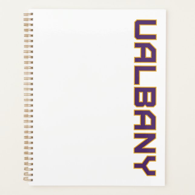 Universität Albany Wordmark Planer (Vorderseite)