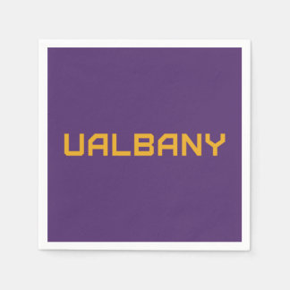 Universität Albany Wordmark Serviette