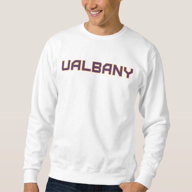 Universität Albany Wordmark Sweatshirt (Vorderseite)