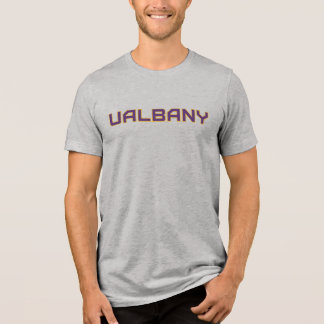 Universität Albany Wordmark Tri-Blend Shirt