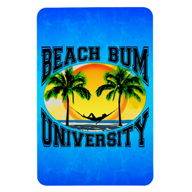 Universität Beach Bum Magnet (Vertikal)