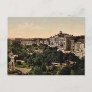 Universität, Belgrad, Serbien klassisches Photochr Postkarte
