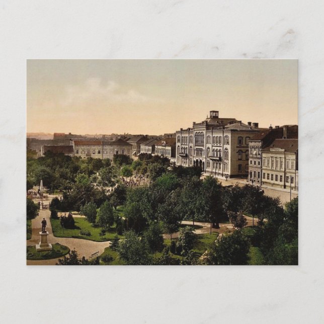 Universität, Belgrad, Servia Classic Fotochrom Postkarte (Vorderseite)