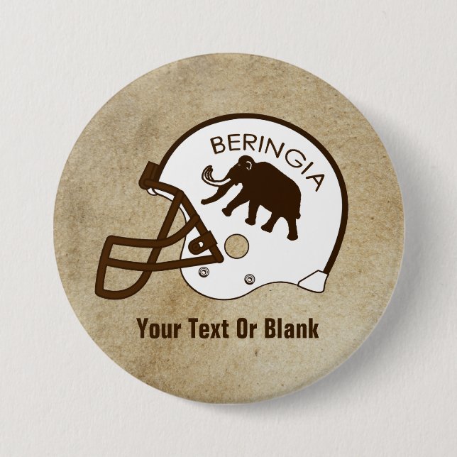 Universität Beringia Fußball Button (Vorderseite)