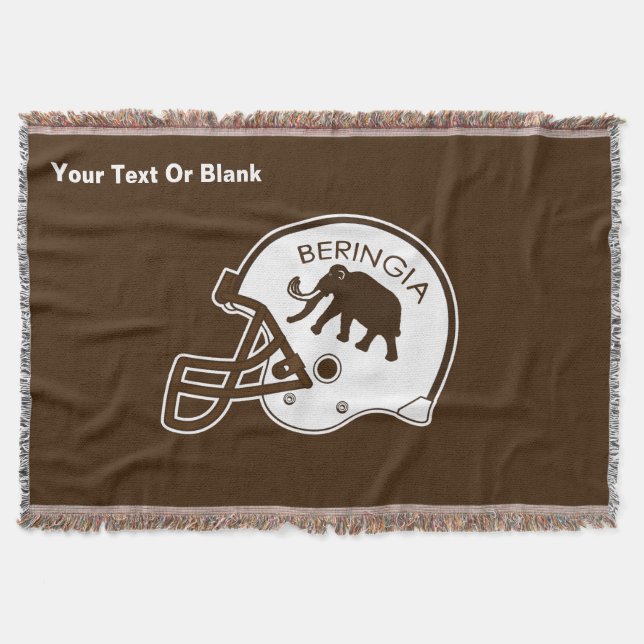 Universität Beringia Fußball Decke (Vorderseite)