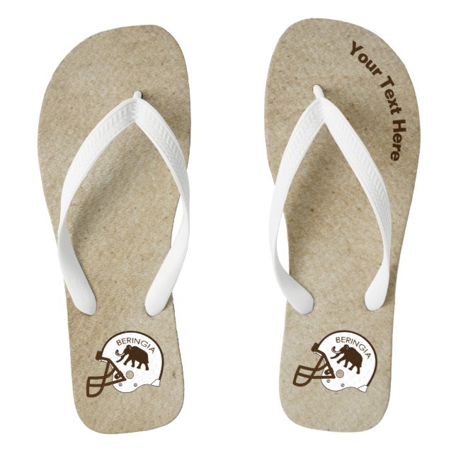 Universität Beringia Fußball Flip Flops (Fußbett)