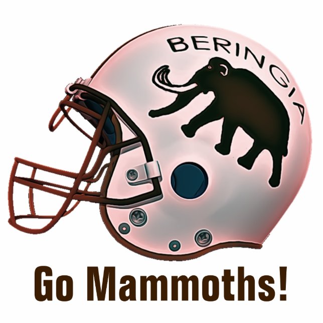 Universität Beringia Fußball Fotoskulptur Magnet (Vorne)