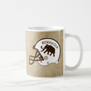 Universität Beringia Fußball Helmet Kaffeetasse