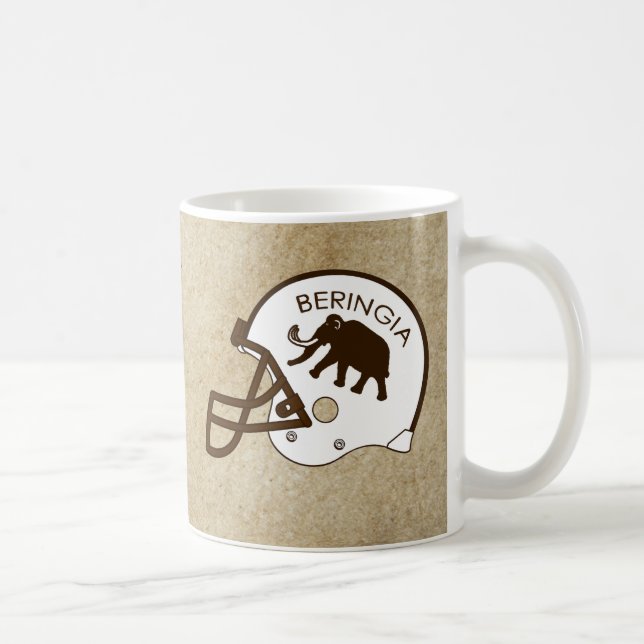 Universität Beringia Fußball Helmet Kaffeetasse (Rechts)