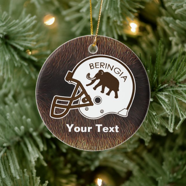 Universität Beringia Fußball Keramik Ornament (Baum)