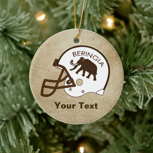 Universität Beringia Fußball Keramikornament (Baum)