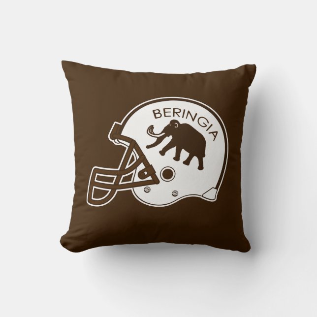 Universität Beringia Fußball Kissen (Vorderseite)
