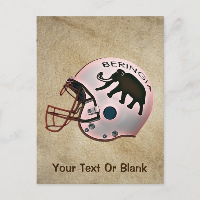 Universität Beringia Fußball Postkarte (Vorderseite)