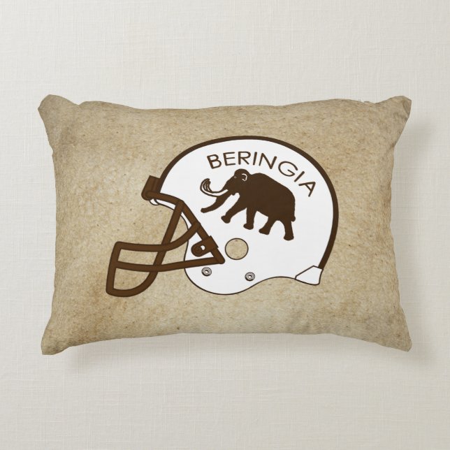 Universität Beringia Fußball Zierkissen (Vorderseite)