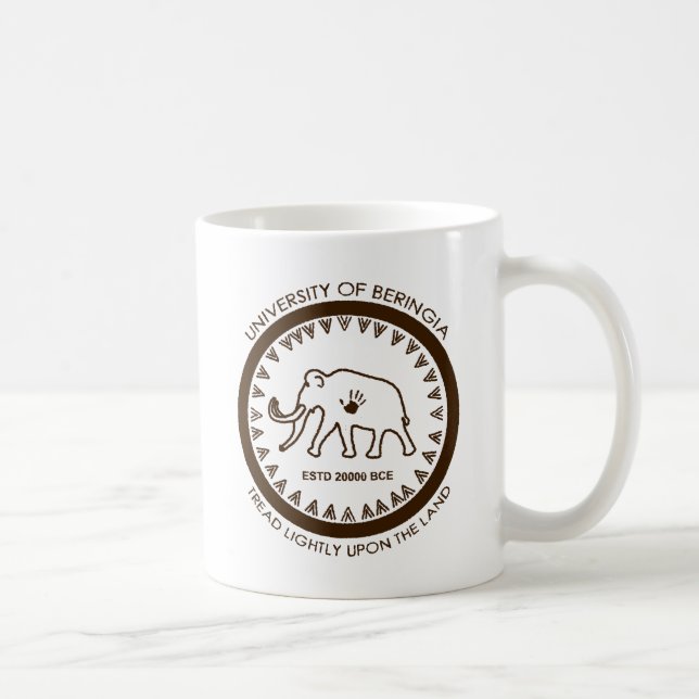 Universität Beringia Mammoth Kaffeetasse (Rechts)