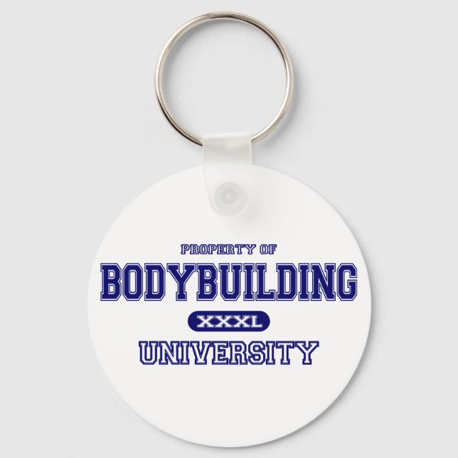 Universität Bodybuilding Schlüsselanhänger (Vorderseite)