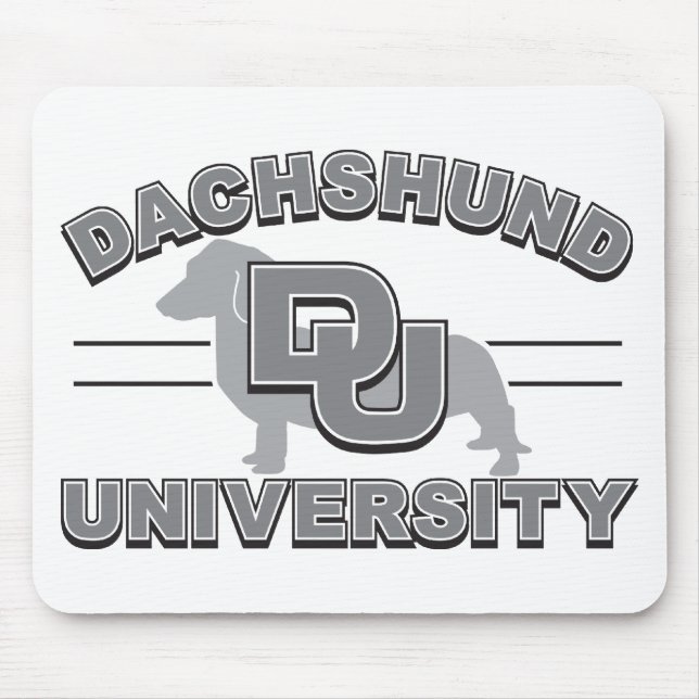 Universität Dackel Mousepad (Vorne)